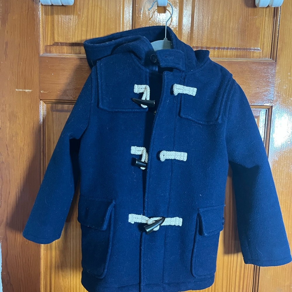 GAP Kids Navy Blue Toggle Coat